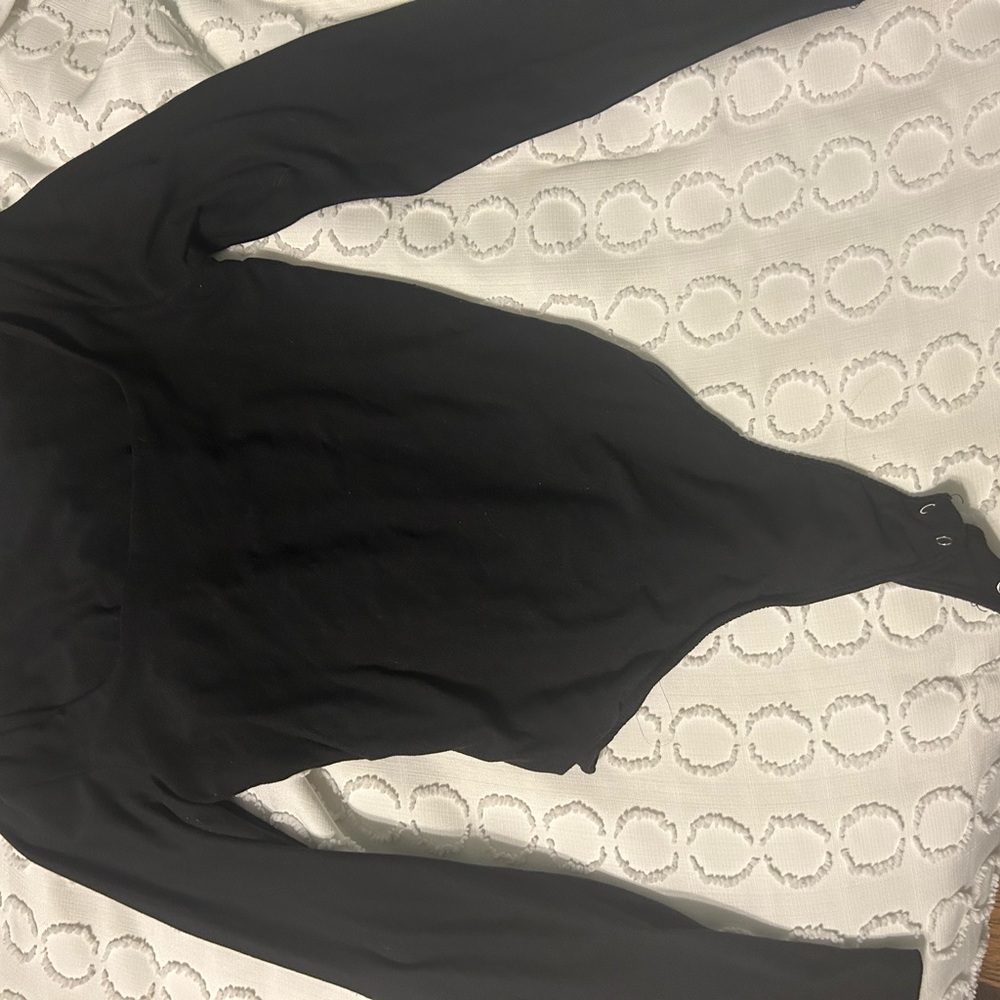 Black Long Sleeve Bodysuit